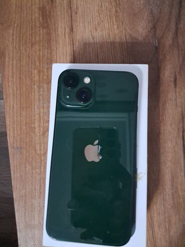 iphone i: IPhone 13, 128 GB, Yaşıl, Face ID, Sənədlərlə, Barmaq izi