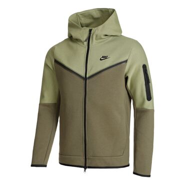найк флиска: Мужская куртка, L (EU 40), Nike, Б/у, цвет - Зеленый, Самовывоз, Платная доставка