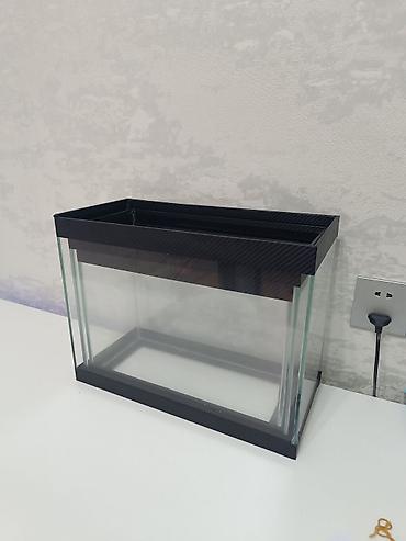 afcarka qara: Akvaryum şüşə akvariumlar – 3 fərqli ölçüdə - 44×18×29 sm – 22,5 litr — 5