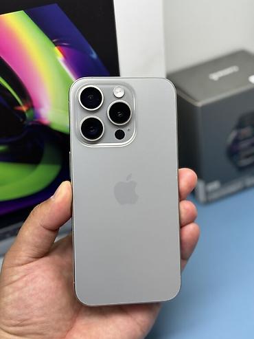 Apple iPhone: IPhone 16 Pro, Б/у, 256 ГБ, Natural Titanium, Зарядное устройство, Защитное стекло, Коробка, В рассрочку, 100 % — 4
