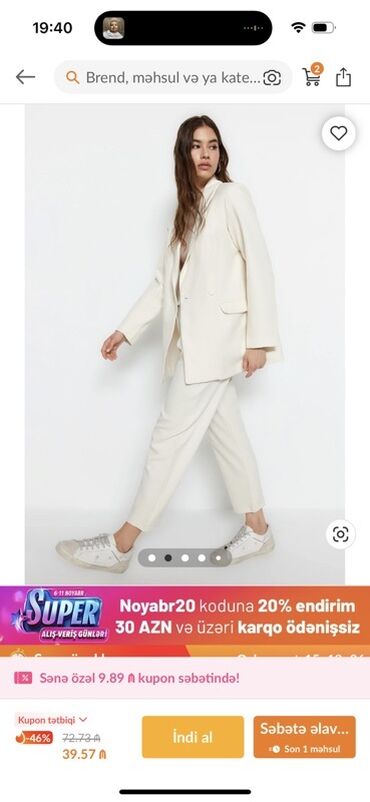 cins pencekler: Dəst trendyoldan sifariş edilib, cəmi 1 dəfə xəstəxana çıxışına