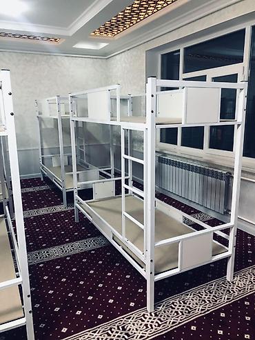 этажный крават: Двухъярусная металлическая кровать - Прочная сварная рама из — 4