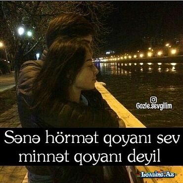 Musiqi alətləri: Şəkildə gecə vaxtı bir-birini qucaqlamış iki gənc təsvir edilmişdir