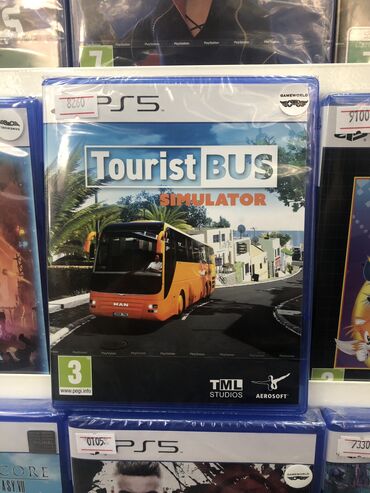 ps 4 disk: Playstation 5 üçün tourist bus simulator oyunu. Yenidir, barter və