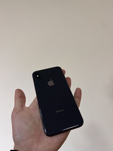 Apple iPhone: IPhone X, 64 GB, Space Gray, Zəmanət, Kredit, Qırıq