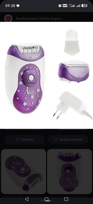 alizz epilator: Epilyator, Allizz, Bədən üçün, Yeni, Ödənişli çatdırılma — 2