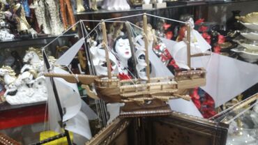 Gəmi modelləri: Gəmi Agacdan Əl işi 15azn Qoz Agacınnan hazırlanmış əl işi Gəmilər — 5