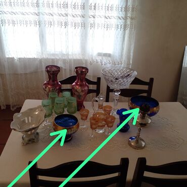 Обеденный набор, Стекло