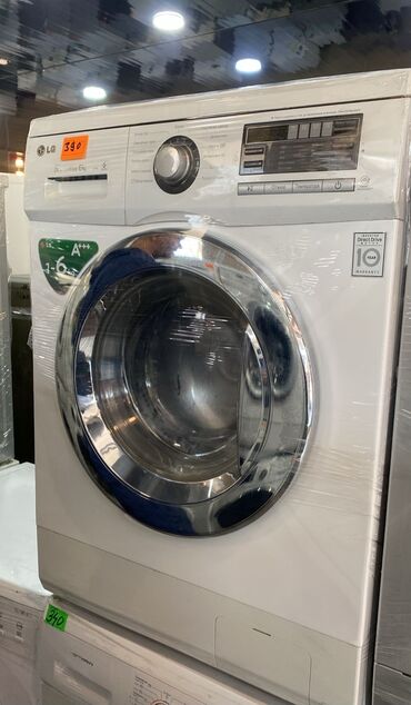 kredit masinlar ilkin odenis 1000 azn: Paltaryuyan maşın LG, 6 kq, İşlənmiş, Avtomat, Qurutma var, Kredit var, Ödənişli çatdırılma