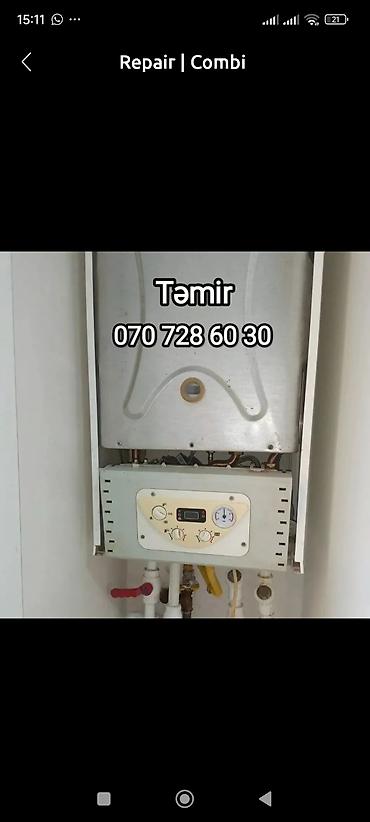 ev peci: Kombi ustası. Hər növ Kombilerin evə gelmekle zəmanətli şekilde — 1