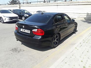 e90 aksesuar: BMW 3 Series (E90) sedan – qara rəng, 4 qapı, arxa ötürücülü. Texniki — 6