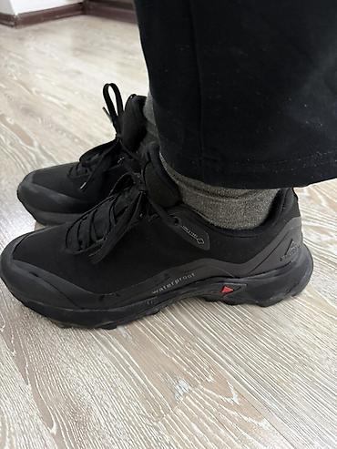 резиновый сапог: Треккинговые кроссовки Waterproof, черные - Назначение: походы — 1
