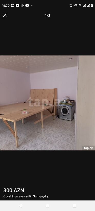 1 комната аренда: Icarəyə verilir. Pioner marketin yaxınlığında 45 ci mikrarayon. Oba
