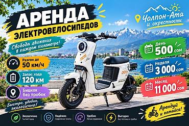 50: Аренда электровелосипедов в Бишкеке ⚡🚲 500 сом — 1 день 3 000 сом — 1 — 1
