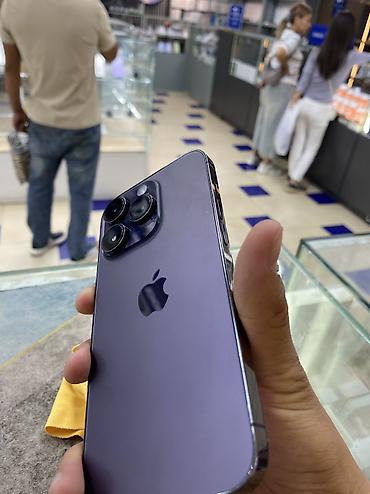 s 8: IPhone 14 Pro, Б/у, 256 ГБ, Deep Purple, 91 % — 2