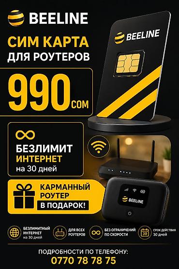 тарифы билайн: Сим-карта Beeline для роутеров. - Безлимитный интернет на 30 дней - — 1