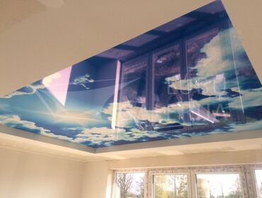 Натяжной потолок: Натяжной потолок 3D потолки, Глянцевое, Матовое — 15