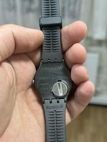 qara kofta: Swatch Swiss qol saatı - Model: Swatch, Swiss made - Rəng: tam qara — 4
