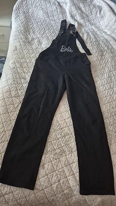 sabah fk forma: Qara cins kombinezon – “Barbie” yazılı - Material: cins (etiket — 4