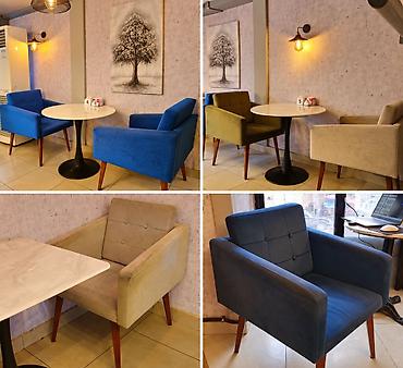 metbex skafi: Restoran ve kafe ücün 9 eded kreslo.Qiymet 1 ededi 70 azn Hec bir — 1