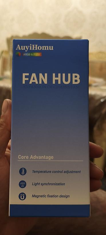 iphone 8 satisi: AuyiHomu ARGB & PWM Fan Hub – 2‑in‑1 şassi fan paylayıcı — 1