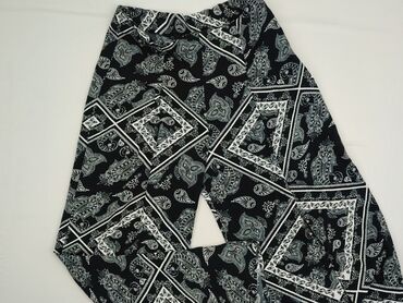 sinsay spodnie czarne z wysokim stanem: Atmosphere, Material trousers for women, size L
