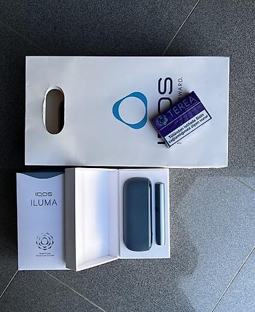 ən yaxşı elektron siqaret: IQOS ILUMA elektrikli tütün isidici cihaz dəsti Məhsulun tərkibi: - — 3