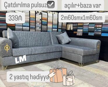 divan 2ci əl: Künc divan, Yeni, Açılan, Bazalı, Parça, Şəhərdaxili pulsuz çatdırılma