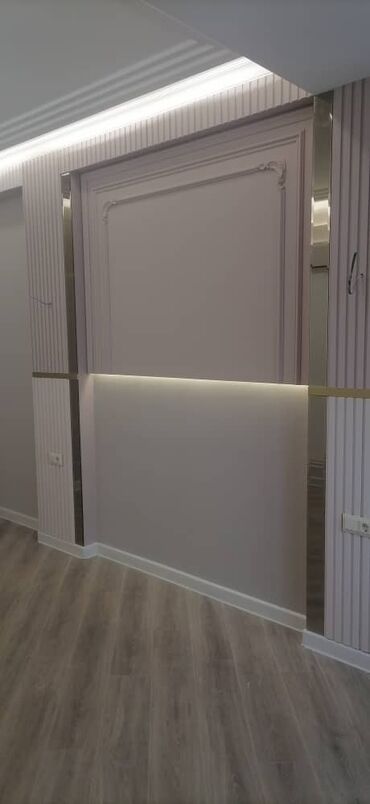 Ламинат: Декоративная стеновая панель с вертикальными элементами и зеркальными at lalafo.kg — 7 Ламинат: Декоративная стеновая панель с вертикальными элементами и зеркальными — 7