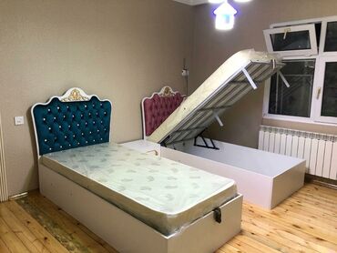 Fabrik isdehsali*Tek nəfərlik çarpayı* Rəng seçimi var . 📏90/200