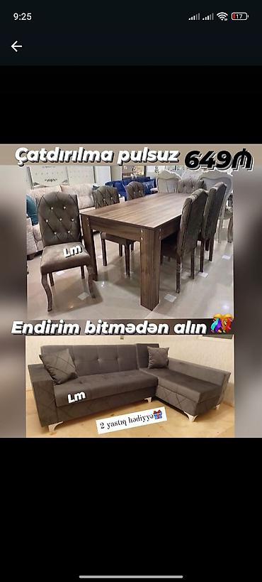 tek divanlar: Yeni, Künc divan, Qonaq otağı üçün, Açılmayan — 1