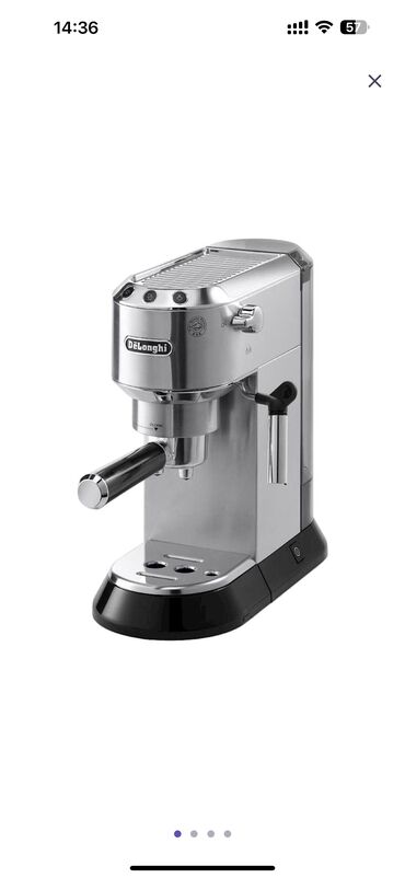 qehve masini: Qəhvə maşını Delonghi, Avtomat, Kapuçinator ilə, Yeni