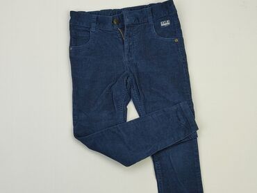 Spodnie: Spodnie jeansowe, F&F, 5-6 lat, 116, stan - Bardzo dobry