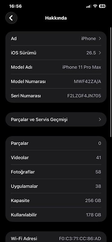 irşad telecom iphone 11 pro max: IPhone 11 Pro Max, 256 GB, Simsiz şarj, Face ID, Barmaq izi — 7