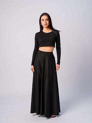loreta turkey: Юбка, Модель юбки: Полусолнце, Макси, Высокая талия — 2