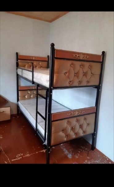 Oğlan üçün, Yeni, Çarpayı, Matras ilə, Siyirməsiz, Taxta