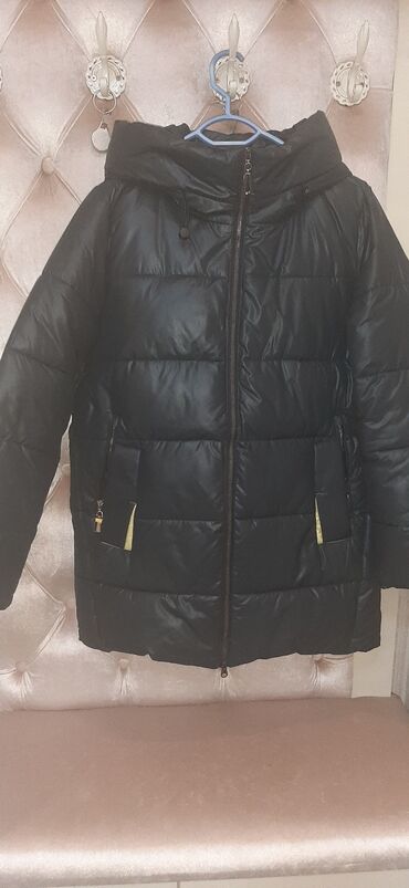 Куртка женскаяновая, зимняя (Турция)цвет темно серый,размер XL