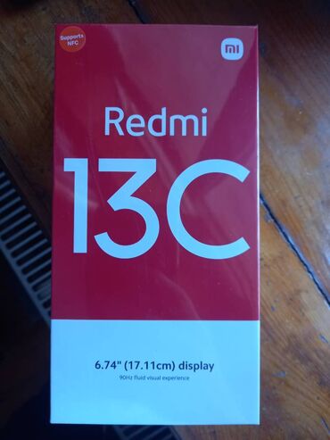 ucuz telefonlar redmi: Xiaomi Redmi 13C, 128 ГБ, цвет - Черный, 
 Гарантия, Две SIM карты