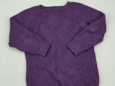 fioletowa eleganckie bluzki: Sweter, S, stan - Dobry