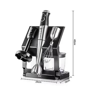 blender desti: RAF R.3004 Blender Set – 5-i 1-də mətbəx dəsti Xüsusiyyətlər: - Güc — 3