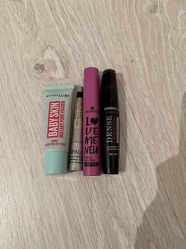 Maskare neupotrebljene ajlajner i primer samo probani,bukvalno kao na lalafo.rs Maskare neupotrebljene ajlajner i primer samo probani,bukvalno kao