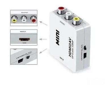 Kablovi i adapteri za kamere: HDMI na AV (RCA) konverter – MINI HDMI2AV upscaler 1080p Opis: - — 14