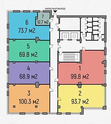 доброй плаза: Аренда офисов, 70 м², В бизнес центре, С видом на горы, 1 линия — 4