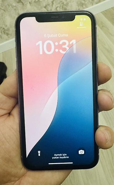 Apple iPhone: IPhone 11, 64 GB, Göy, Face ID — 9