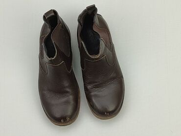 spódnice eko skóra brązowa: Ankle boots for women, condition - Fair