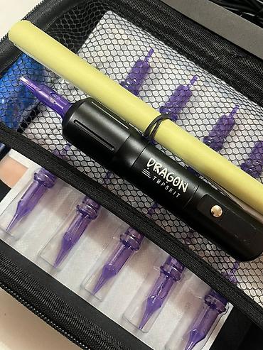 Tatu, pirsinq: DRAGON TBP5 KIT – peşəkar tatu qələm dəsti Məhsulun tərkibi: - DRAGON — 1