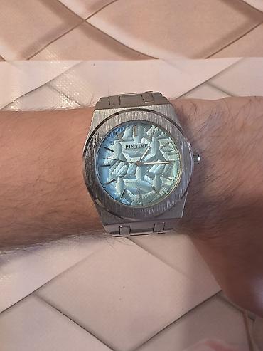 ⌚ PINTIME Kişi Saatı ✨ Şık və minimalist dizayn 🔹 Gümüşü metal kəmər 💙 lalafo.az -da ⌚ PINTIME Kişi Saatı ✨ Şık və minimalist dizayn 🔹 Gümüşü metal kəmər 💙