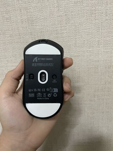 Mauslar: Attack Shark R3 oyun siçanı – PAW3395 sensorlu, maqnezium ərintili — 10