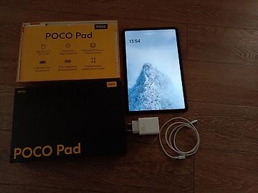 Xiaomi: Poco pad 8 ram 256 yaddaş Hərşeyi üstündə kutusu və Orginal adaptoru — 1