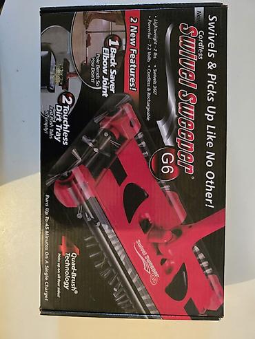 sotka supurge: Swivel Sweeper G6 – Simsiz, yüngül və çevik döşəmə təmizləyicisi — 1